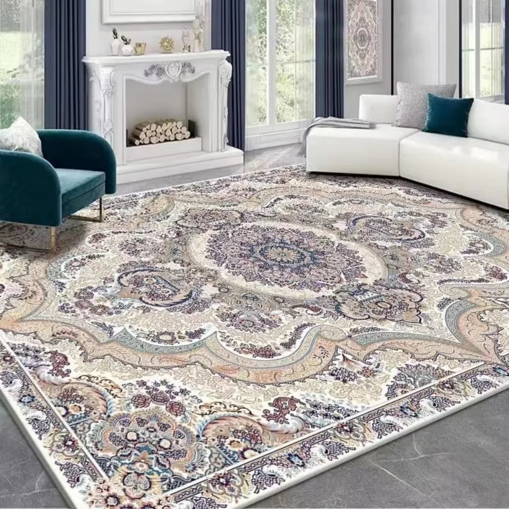 VIKAMA Persian Style For Live Room Large Area Rug Machine Washable Rug.