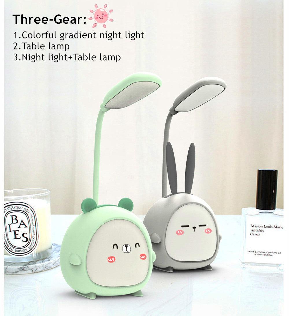 LED Desk lamp, Eye Protection, Energy-saving USB charging light for kids room.