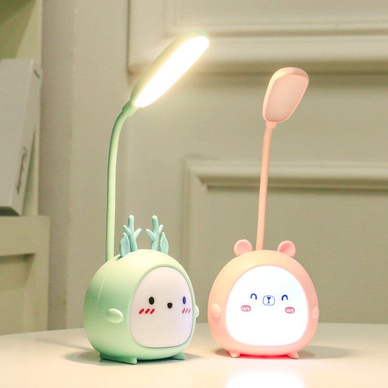 LED Desk lamp, Eye Protection, Energy-saving USB charging light for kids room.
