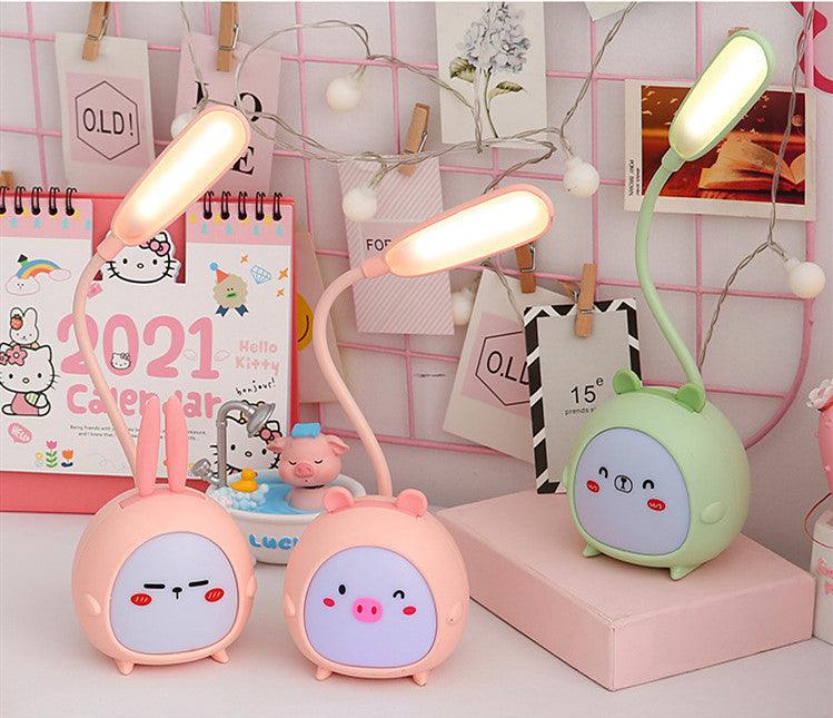 LED Desk lamp, Eye Protection, Energy-saving USB charging light for kids room.