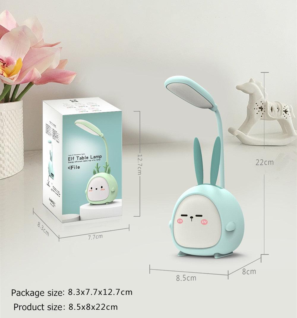 LED Desk lamp, Eye Protection, Energy-saving USB charging light for kids room.