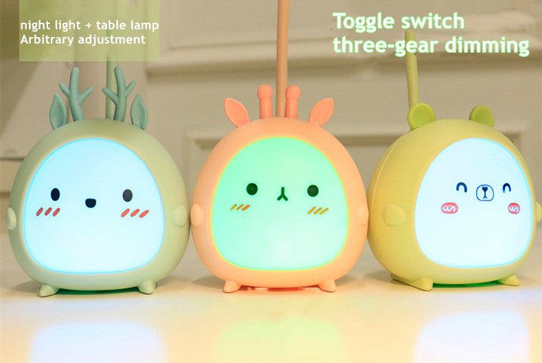 LED Desk lamp, Eye Protection, Energy-saving USB charging light for kids room.