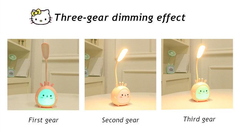 LED Desk lamp, Eye Protection, Energy-saving USB charging light for kids room.
