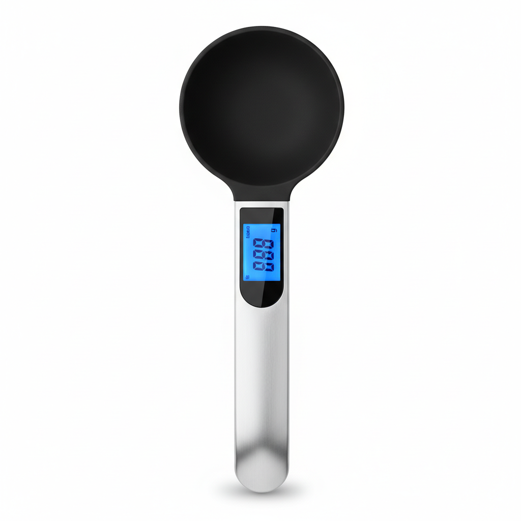 Digital Kitchen Scale with Built-In Measuring Cup
