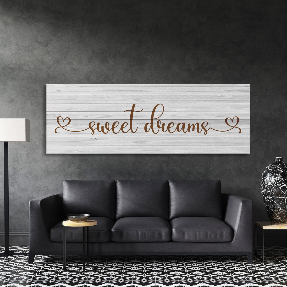 Sweet Dreams Sign, Large Bedroom Wall Decor over the Bed, Farmhouse Decor, Wall Art Decor, Canvas Print, Bedroom Wall Decor, guest room