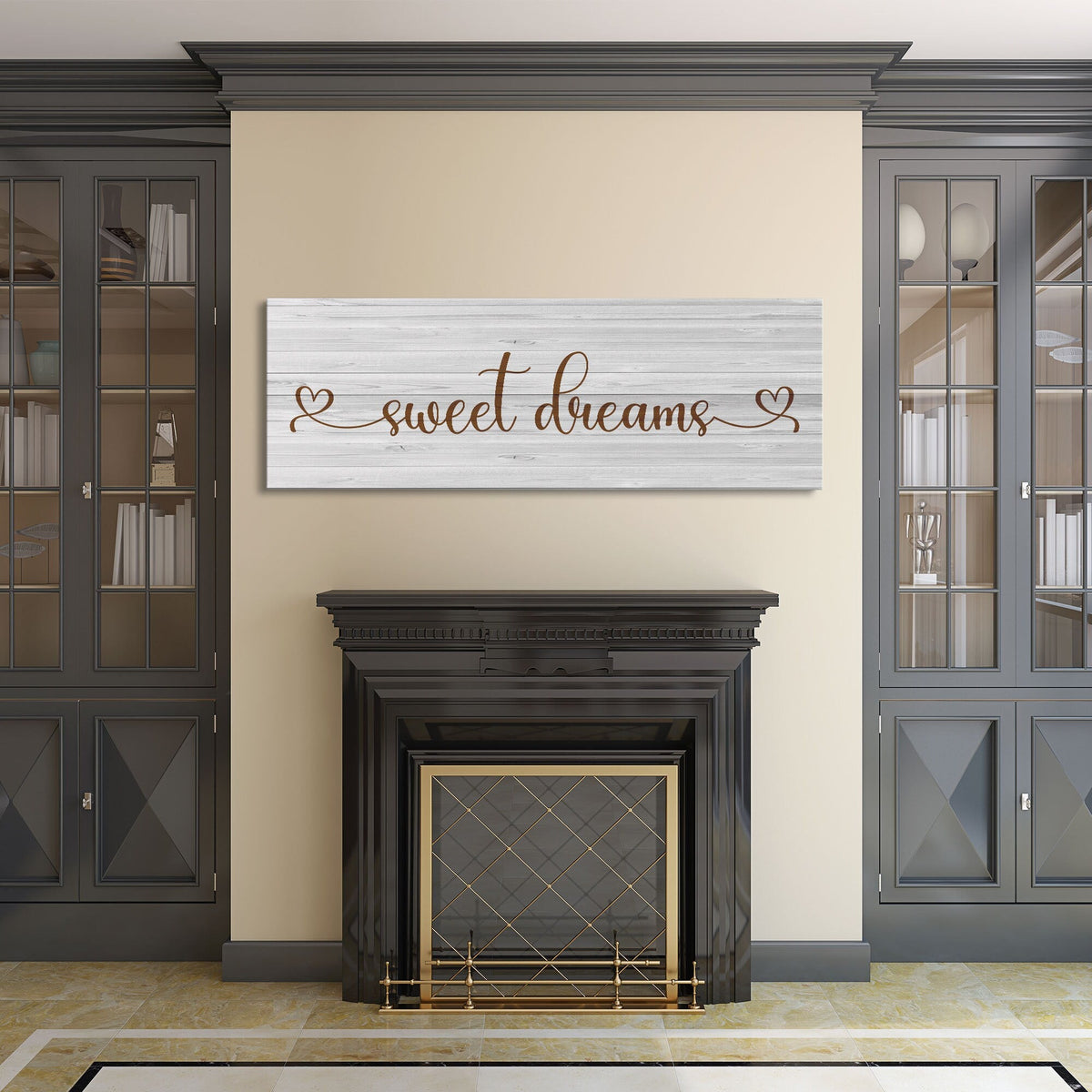 Sweet Dreams Sign, Large Bedroom Wall Decor over the Bed, Farmhouse Decor, Wall Art Decor, Canvas Print, Bedroom Wall Decor, guest room