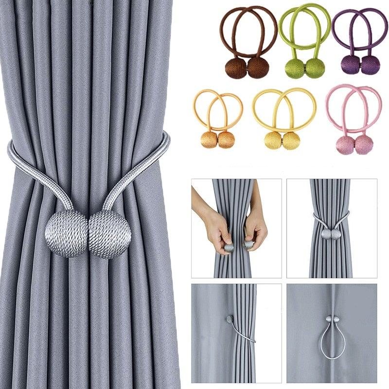 Magnetic Curtain Hook Holder Clips 49CM