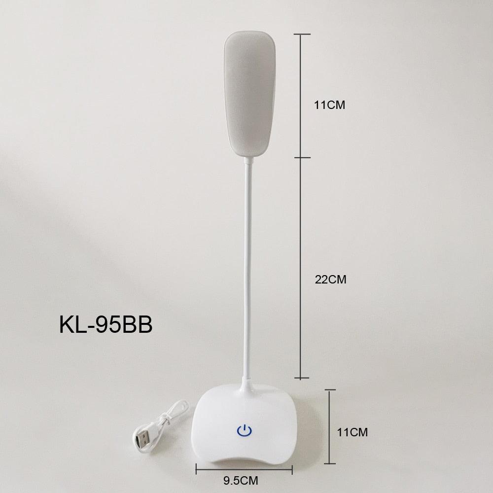 Office Desk LED Table Lamp USB Rechargeable Battery Bright Lamp.