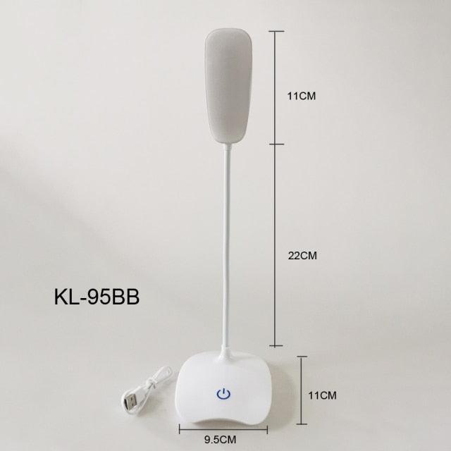 Office Desk LED Table Lamp USB Rechargeable Battery Bright Lamp.